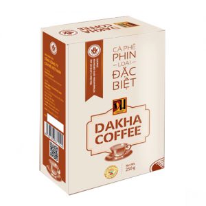 Cà phê bột Đắk Hà pha phin hộp đặc biệt (1 kg) vina cafe